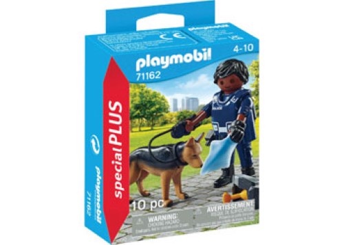 Playmobil - Policeman with Sniffer Dog