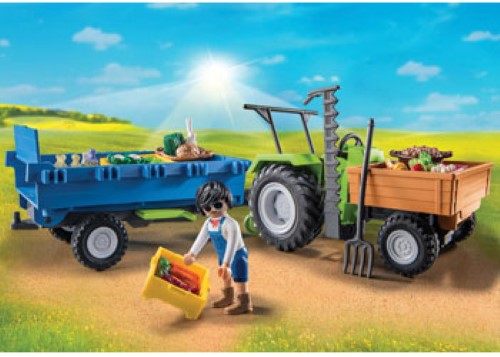 Playmobil - Tractor with Trailer