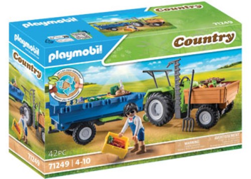Playmobil - Tractor with Trailer