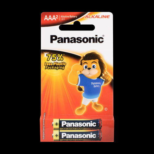 PANASONIC Alkaline Battery AAA - 2 Pack