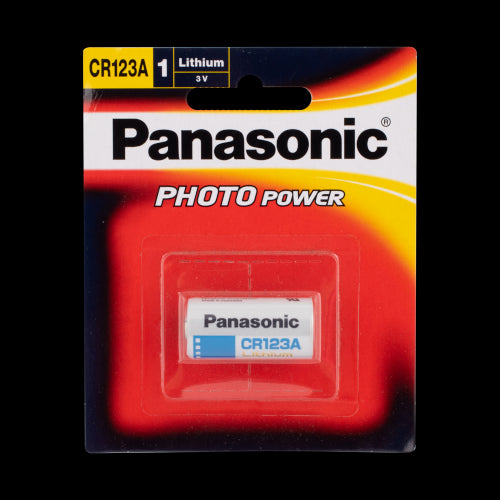 PANASONIC Photo Lithium Camera Battery 3V CR123A - 1 Pack