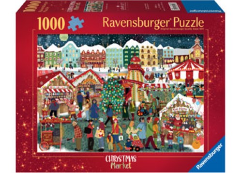 Puzzle - Ravensburger- Christmas Market 1000p