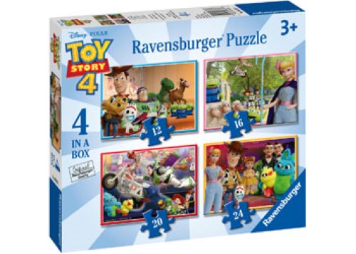 Puzzle - Ravensburger- Disney Toy Story 4 4inaBox 12 16 20 24p