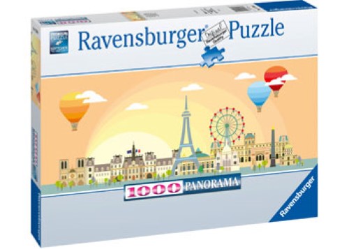 Puzzle - Ravensburger- A Day in Paris 1000p