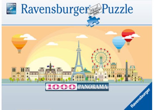 Puzzle - Ravensburger- A Day in Paris 1000p