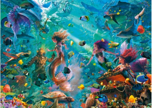 Puzzle - Ravensburger- Kingdom underwater 9000p