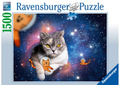 Puzzle - Ravensburger- Cats in Outer Space 1500p
