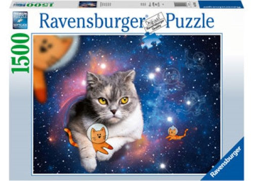 Puzzle - Ravensburger- Cats in Outer Space 1500p
