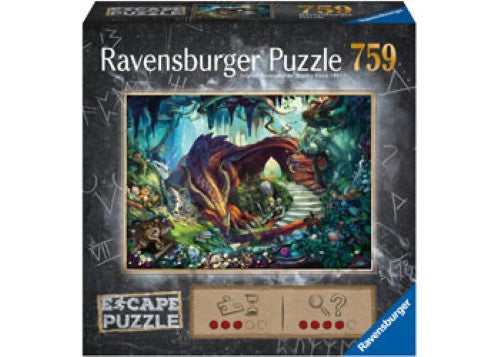 Puzzle - Ravensburger- ESCAPE 17 Dragon 759p