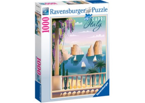 Puzzle - Ravensburger- Postcard from Capri Italy 1000p