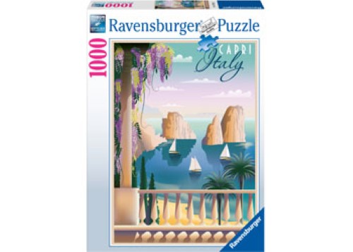 Puzzle - Ravensburger- Postcard from Capri Italy 1000p