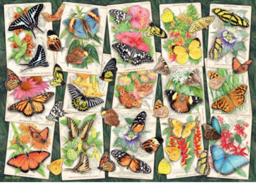 Puzzle - Ravensburger- Tropical Butterflies 1000p