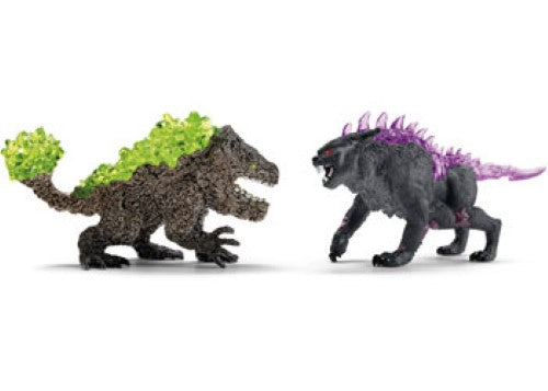 Schleich - Shadow lynx vs. Rock crusher
