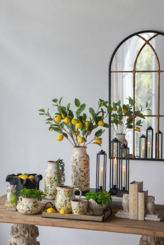 Decorative - Lemon & Leaves Planter Set of 2