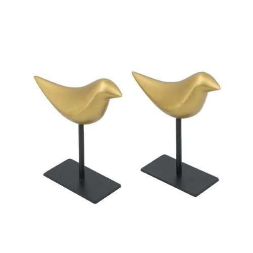 Decorative - Gold Birds Set of 2