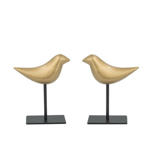 Decorative - Gold Birds Set of 2