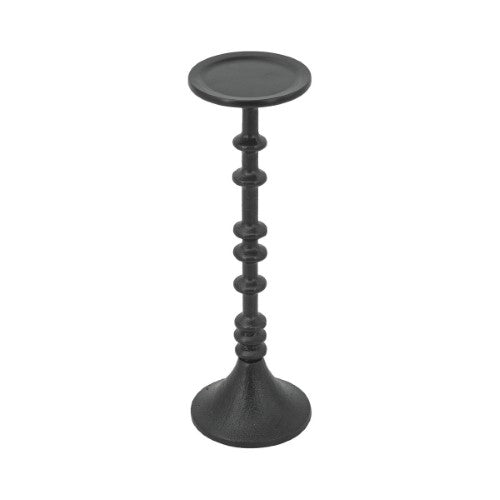 Decorative - Black Candle Holder - 33cm
