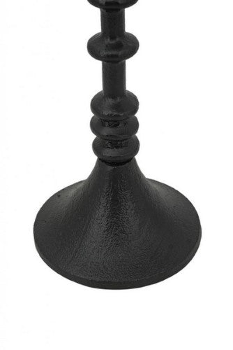 Decorative - Black Candle Holder - 33cm