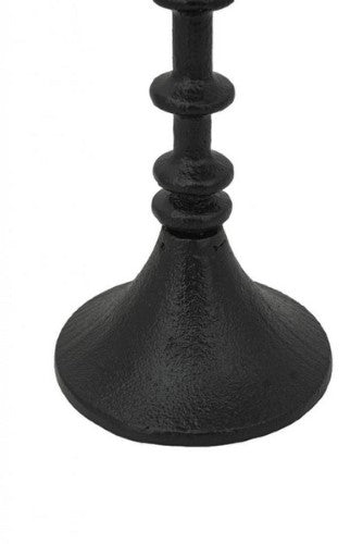 Decorative - Black Candle Holder - 28cm