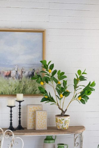 Decorative - Black Candle Holder - 28cm