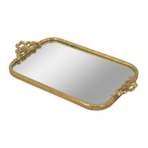Decorative - Gold Mirror Tray
