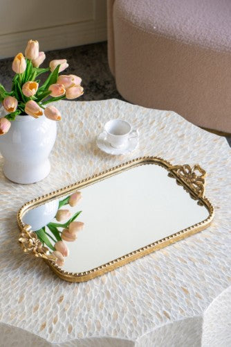 Decorative - Gold Mirror Tray