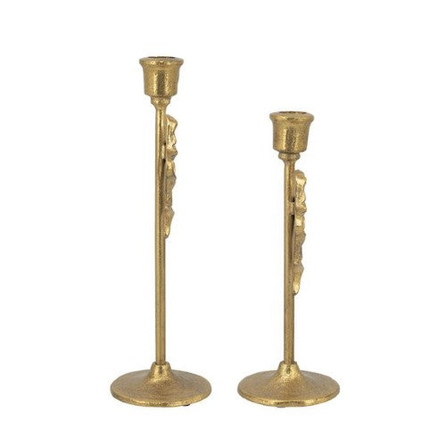 Decorative - Gold Bow Candle Holders Set of 2