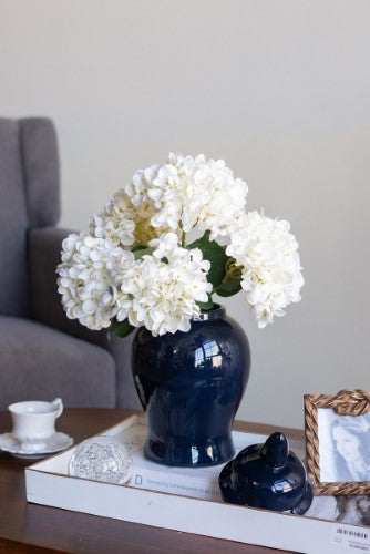 Decorative - Blue Ginger Jar - 16 x 31cm