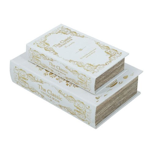 White Book Box Set of 2