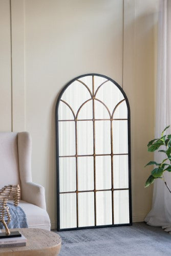 Antiqued Wall Mirror - 166cm