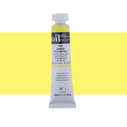 ShinHan Professional 50ml Oil Paint LEMON YELLOW PALE