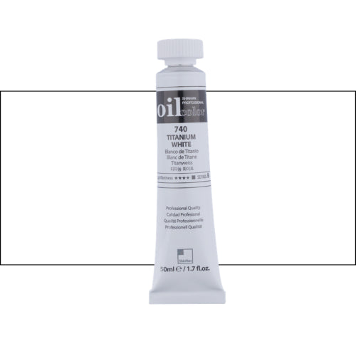ShinHan Professional 50ml Oil Paint TITANIUM WHITE