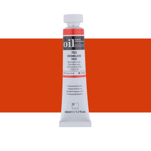 ShinHan Professional 50ml Oil Paint VERMILION HUE