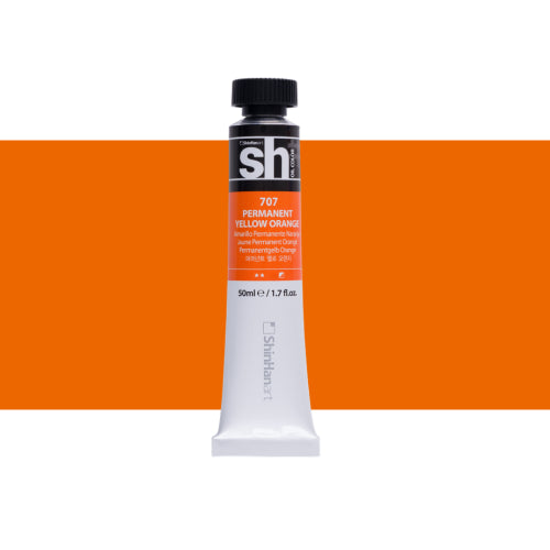 ShinHan SH 50ml Oil Colour Paints PERM YELLOW ORANGE