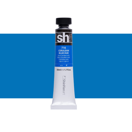 ShinHan SH 50ml Oil Colour Paints CERULEAN BLUE HUE