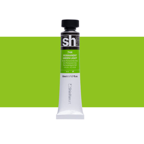ShinHan SH 50ml Oil Colour Paints PERMANENT GREEN LIGHT