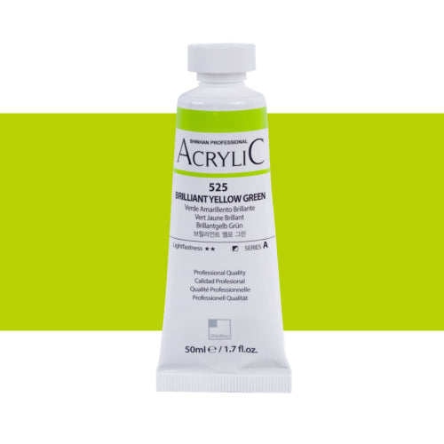 ShinHan Professional 50ml Acrylic Paints BRILL YELL GRN