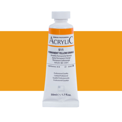 ShinHan Professional 50ml Acrylic Paints PERM YELL ORAN