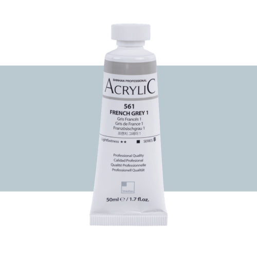 ShinHan Professional 50ml Acrylic Paints FRENCH GREY 1