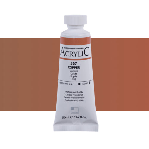 ShinHan Professional 50ml Acrylic Paints COPPER