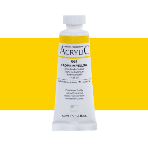 ShinHan Professional 50ml Acrylic Paints CADMIUM YELLOW