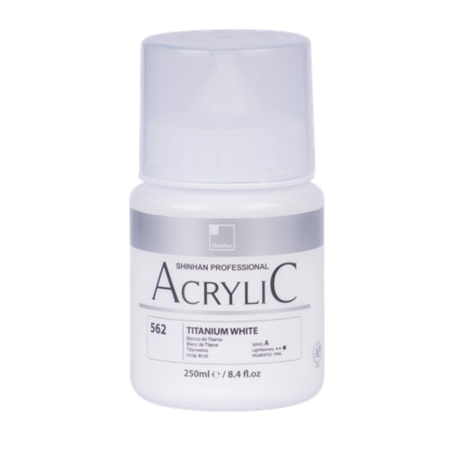 ShinHan Professional 250ml Acrylic Paint Titanium WhiteTITANIUM WHTE