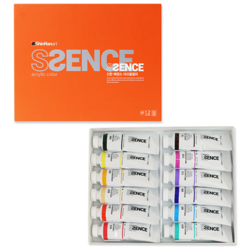 ShinHan SSence 50ml Acrylic Paints Set Of 12 Set BSET B