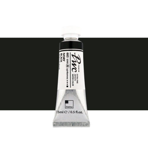 ShinHan PWC Extra Fine 15ml Watercolour Paint IVORY BLACK