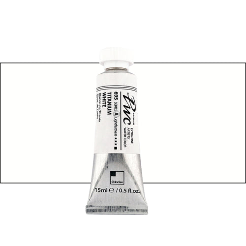 ShinHan PWC Extra Fine 15ml Watercolour Paint TITANIUM WHITE