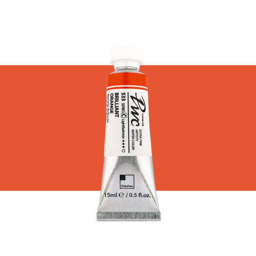 ShinHan PWC Extra Fine 15ml Watercolour Paint BRILLIANT ORANGE