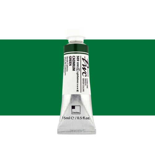 ShinHan PWC Extra Fine 15ml Watercolour Paint CADMIUM GREEN