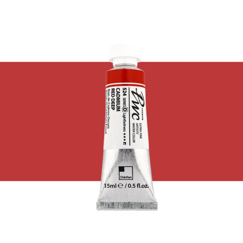 ShinHan PWC Extra Fine 15ml Watercolour Paint RED DEEP