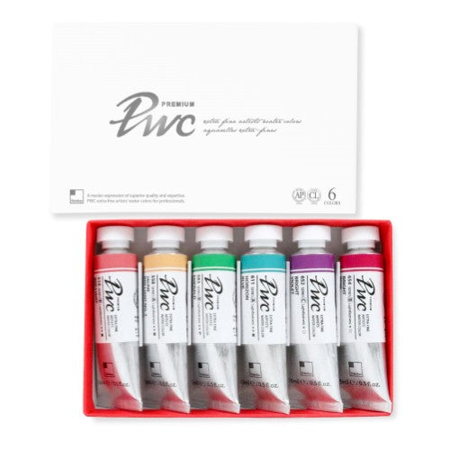 ShinHan PWC Extra Fine 15ml Watercolour Paints Set Of 6 - Tint BTINT B