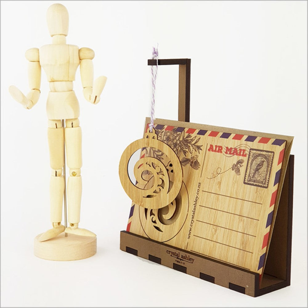 Bamboo Postcard - Koru Bauble (15.6mm x 11cm)